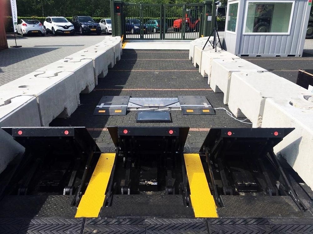 OVERBLOCK - Blocage de route en combinaison avec scanner de châssis HXS-SCAN - Hexagone Solutions